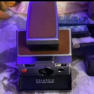 polaroid sx-70 original chrome instant camera